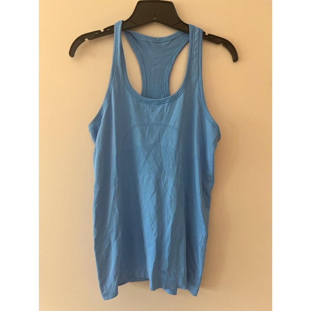 Lululemon Swiftly Tech Racerback Tank Top Light Blue Size 8